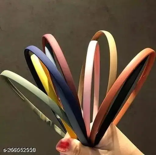 Hair Bands for Women, Pack of 6 (Multicolor)