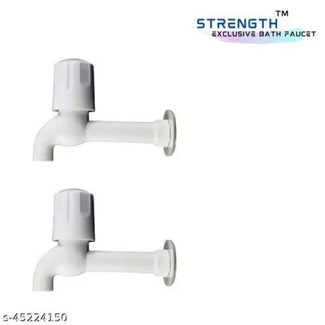 Bathroom Tap, silver, Pack Of 2