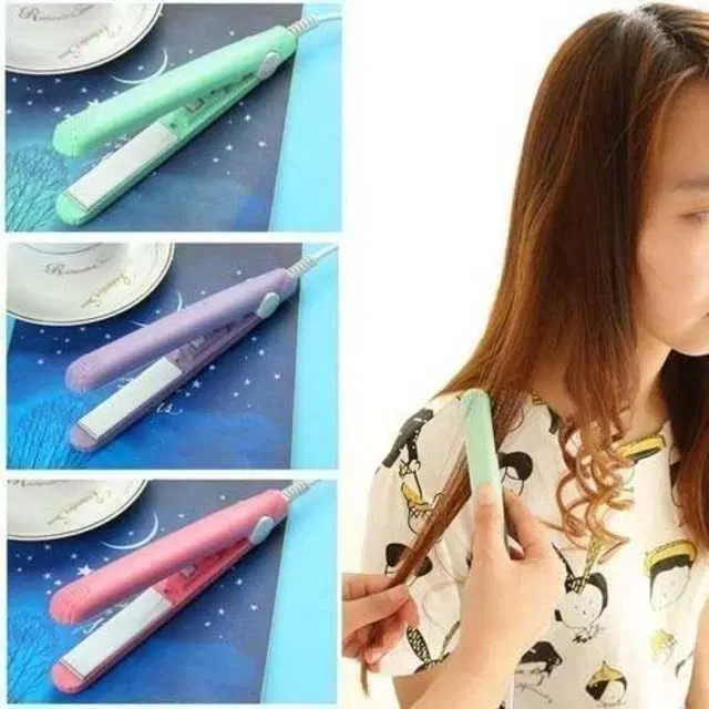 K K Enterprises Mini Temperature Control Flat Iron Hair Straightener, Pack Of 1, Assorted, KKE-5