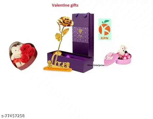 Gift Set for Valentines, Multicolor, Set of 3