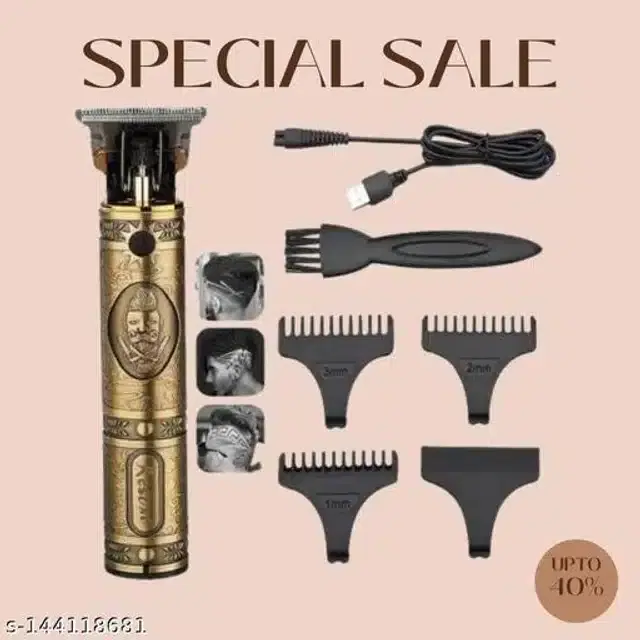 Buddha Style Trimmer for Men, Golden