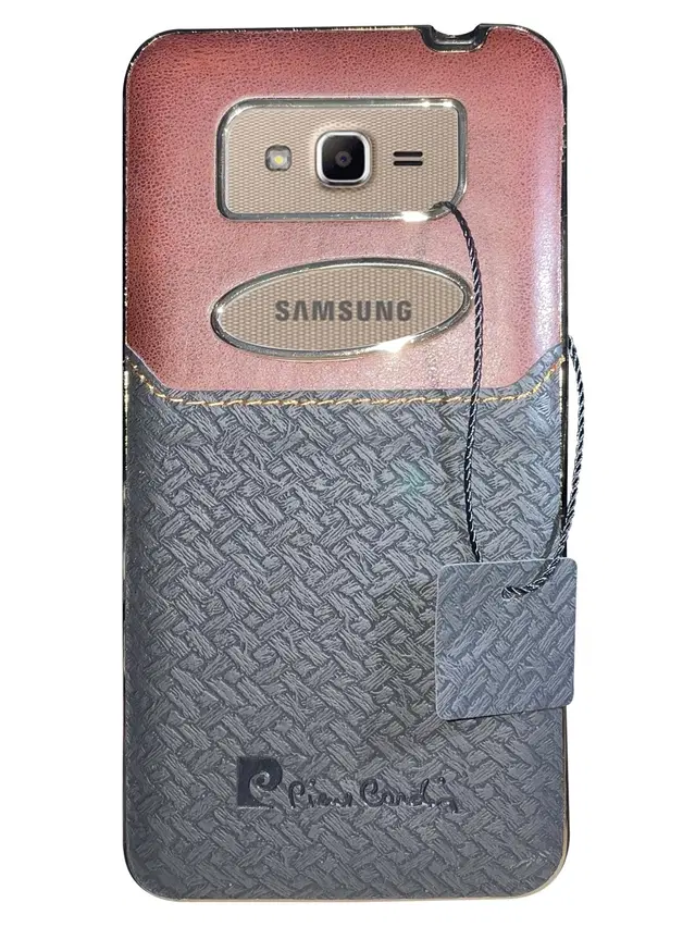 Synthetic Pu Leather Back Cover For Samsung Galaxy Grand Prime, Multicolor