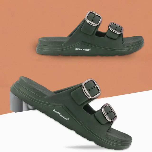 Sliders for Men, Olive (6)