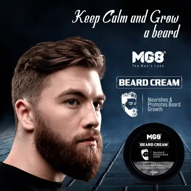 MG8 Beard and Mustache Softener Cream, 80 g