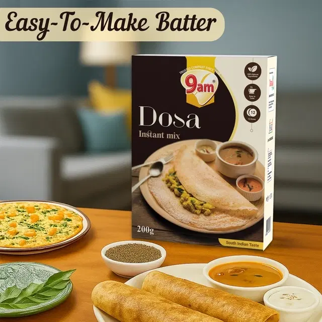 9 Am Dosa Instant Mix 200 g