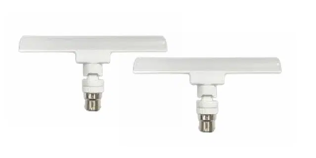 B22d LED Tube Light Bulb, White, 10 W, Pack of 2