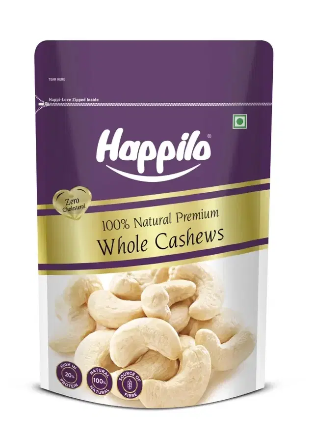 Happilo Popular Whole Cashew 400g