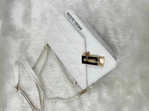 TRUE FASHION. Sling Bag for Women (White, Free size)