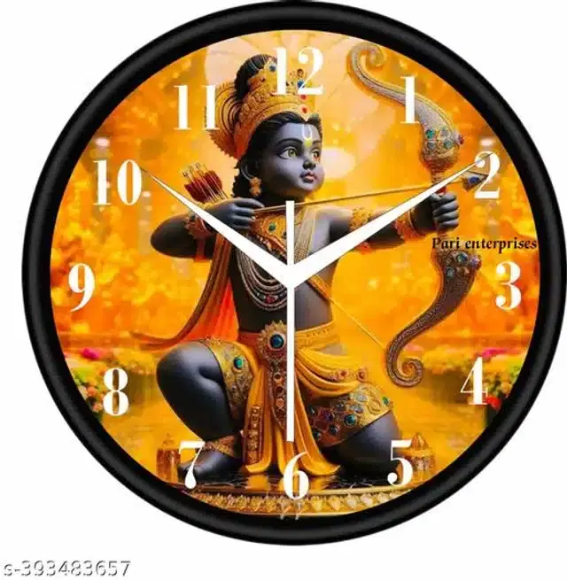 Analog Wall Clock for Home, Multicolor