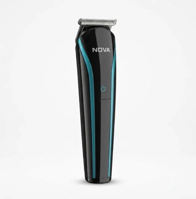 Nova NHT 1073-00 USB Runtime: 60 min Trimmer for Men [Black and Blue]