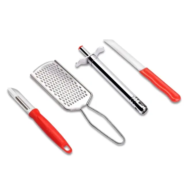 Kitchen4U 4 Pcs Kitchen Tools Combo Sets, Assorted