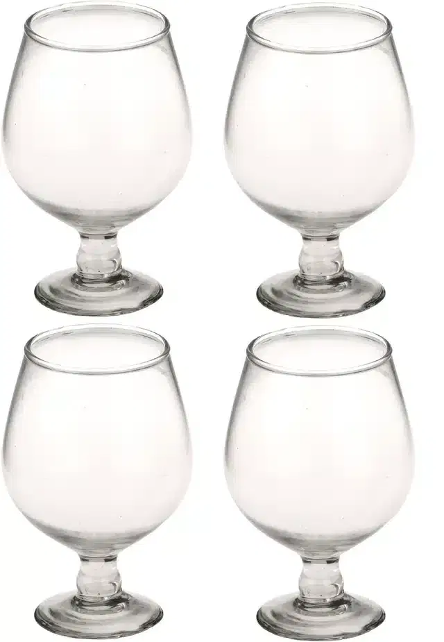 Liquor cum Cocktail Glasses, Transparent, 300 ml, Pack of 4