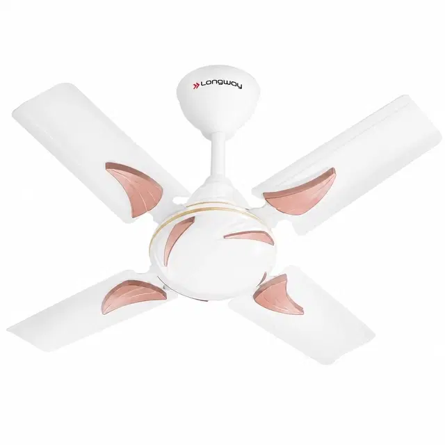 LONGWAY Creta P1 Ultra High Speed 4 Blade Ceiling Fan, 600 mm, Ivory