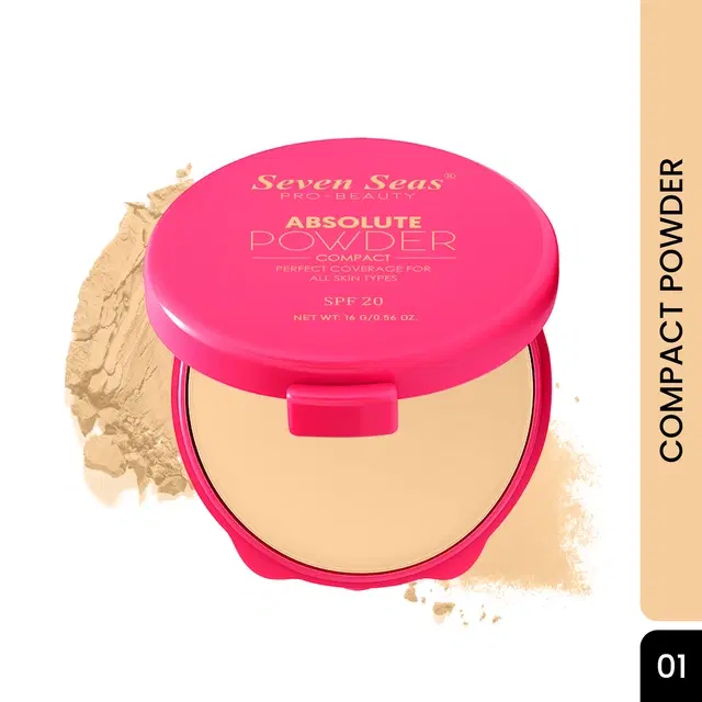Seven Seas Absolute Compact Powder, Natural
