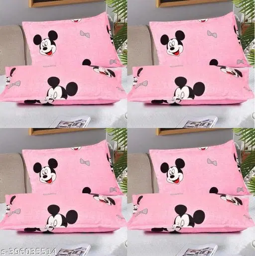 Cotton Pillow Covers, Multicolor, 17x27 inches, Pack of 8