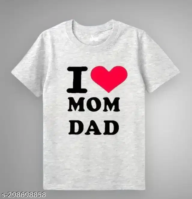 Half Sleeves T-Shirt for Kids (Grey, 3-6 Months)