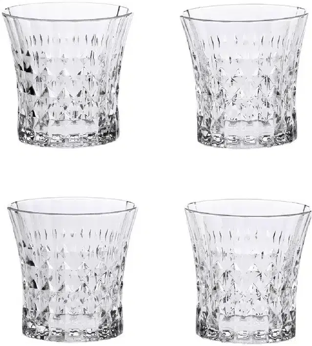 Liquor cum Cocktail Glasses, Transparent, 200 ml, Pack of 4