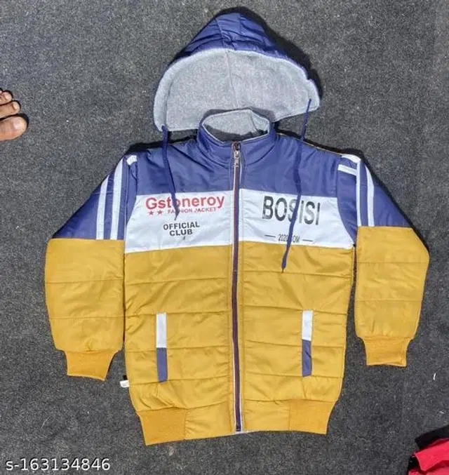 Polyester Jacket for Boys (Multicolor, 18-24 Months)