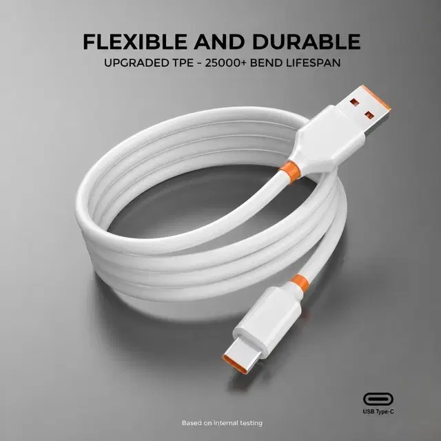TecSox 6A ( Usb To Type-C) Charging Cable