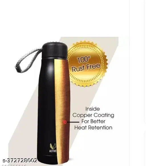 Stainless Steel Water Bottle , Black,(500ml)