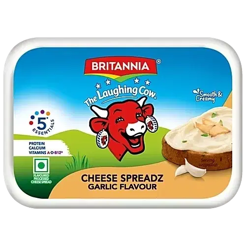 Britannia Laughing Cow Roasted Garlic Cheese 180 g