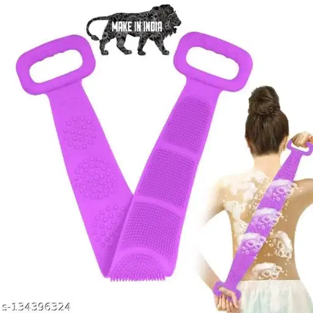 Silicone Body Back Scrubber, Multicolor