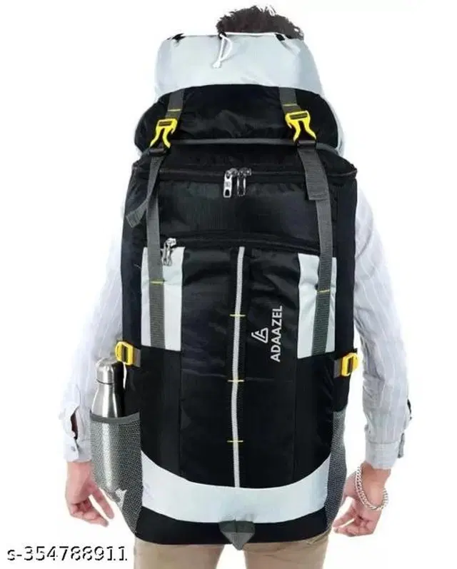 Hiking Backpack for Men & Women, Grey & Black