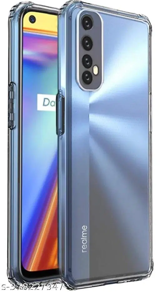 Silicone Mobile Cover for Realme 7, Multicolor