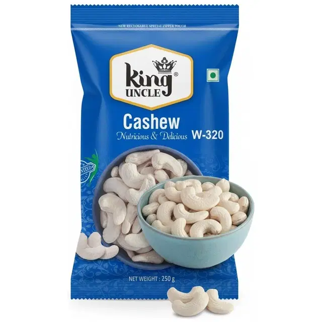 King Uncle Cashew Nutricious & Delicious 250 g