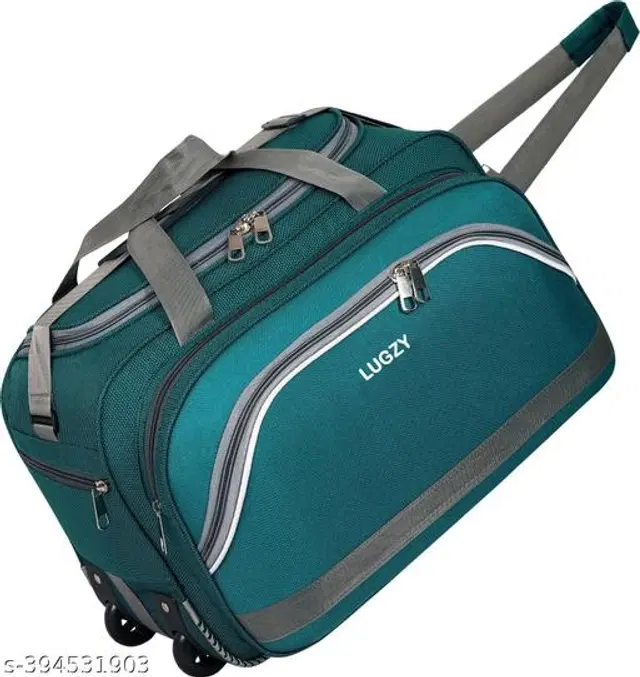 Polyester Duffel Bags, Turquoise