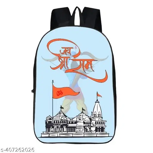 Canvas Backpack Bag, Multicolor