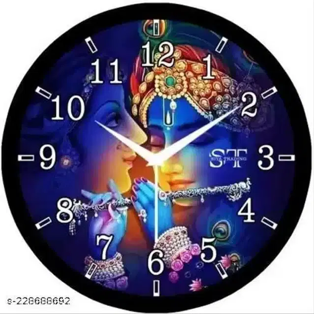 Designer Analog Wall Clock, Multicolor