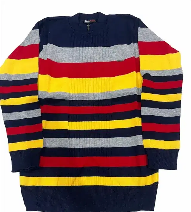 Men's Full Sleeve Sweater (Blue, M) (S19)