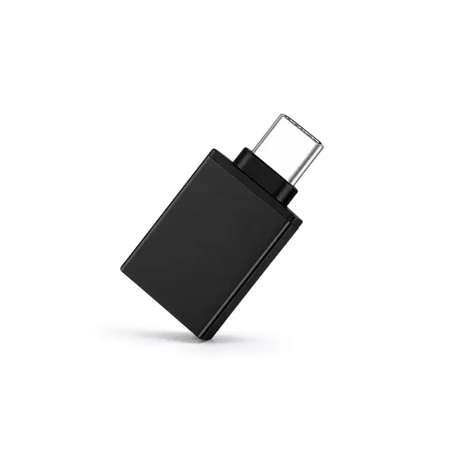 TecSox Aluminium Type-C OTG Adapter – Usb 2.0 High-Speed Data Transfer Converter [Assorted Colors]
