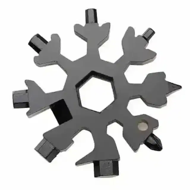 Pallavi Trading 18 In 1 Snowflake Multi Tool Bottle Opener Portable Keychain Screwdriver Wrench Kit Bottle Opener Tool Outdoor