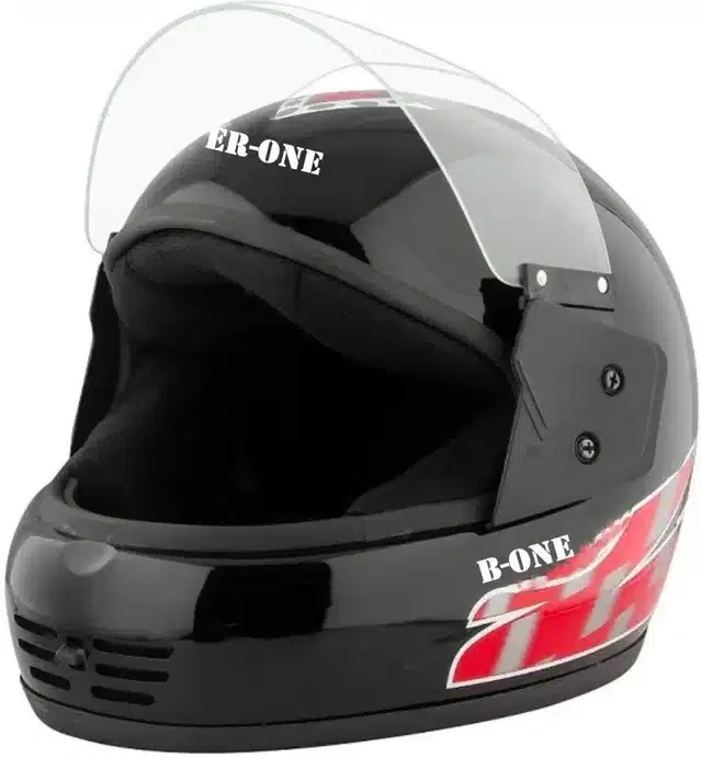 Full Face Bike Helmet for Men & Women, Black, M