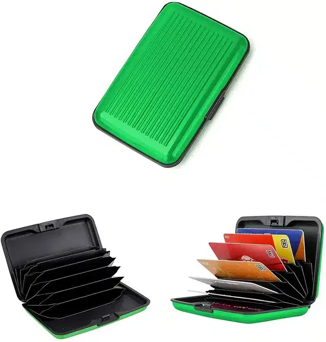 RFID Blocking Card Holder, Green