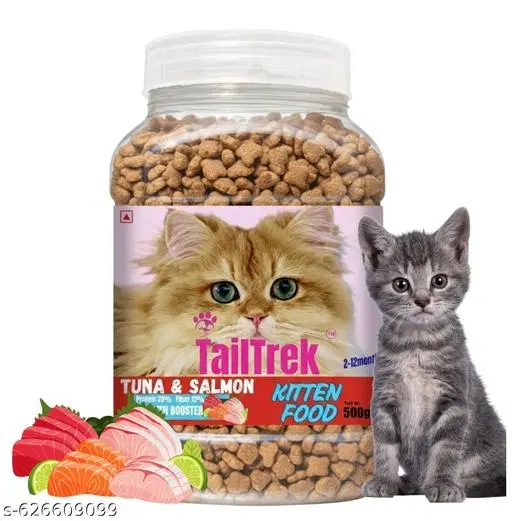 Kitten Dry Cat Food Ocean Fish ,500g,(Pack Of 1)