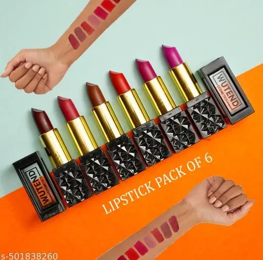 Wutend Multi Shades Trending 6 Shades Lipstick