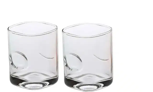 Fancy Water & Wine Glass, 250 ml, Pack of 2