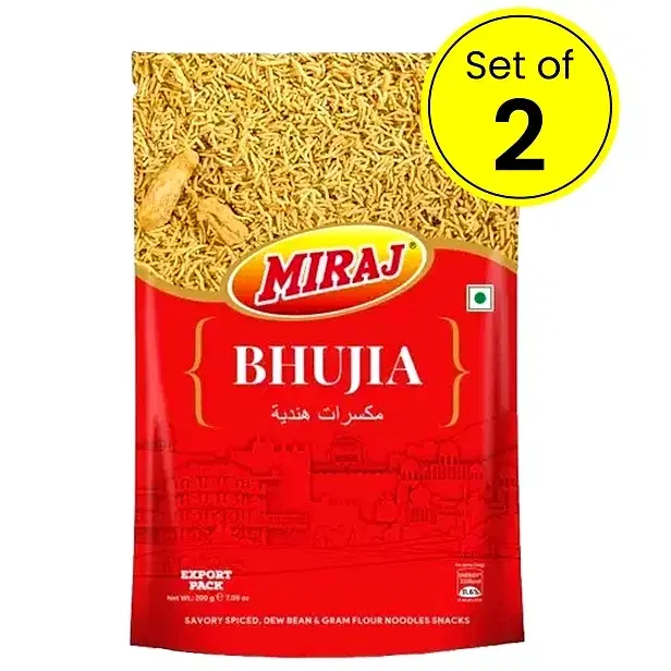 Miraj Bhujia 2X200 g (Pack of 2)