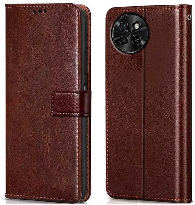 Flip Mobile Cover for itel S665L/itel S23, Multicolor