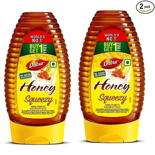 Dabur Honey Squeezy - 2X225 g (Buy 1 Get 1 Free)
