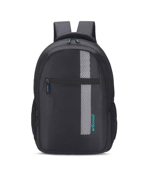 Polyester Backpack for Men & Women, Black