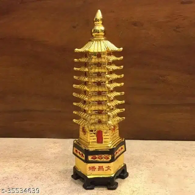 Vastu Education Tower Showpiece, Gold
