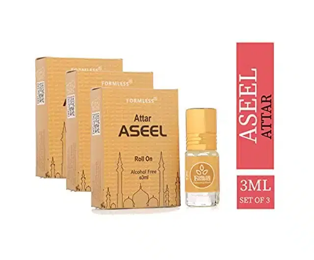 Formless Aseel Roll On Attar, 3 ml, Pack of 3
