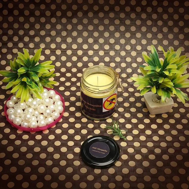 Floish Decor Anti Mosquito Jar Candle