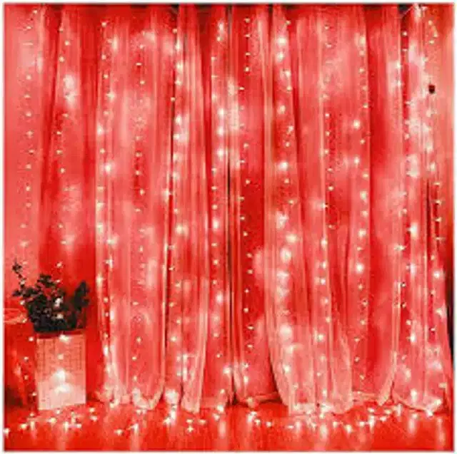 LED String Lights, Red, 15 m