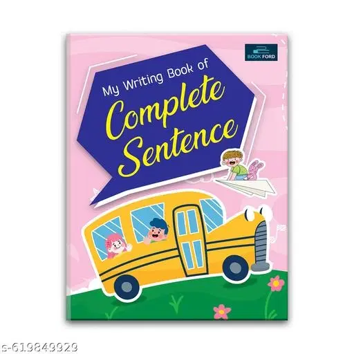 Writing Book of Complete Sentences for Kids
