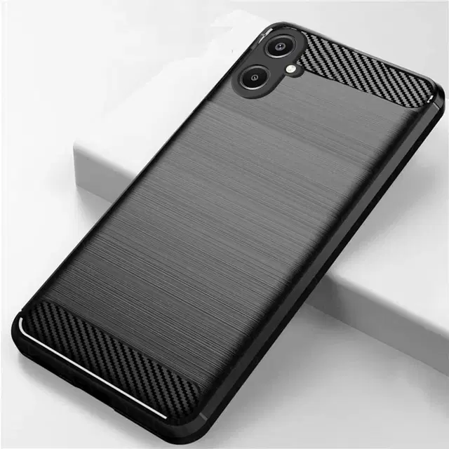Rubber Mobile Back Cover for Samsung Galaxy A07 5G (Black)